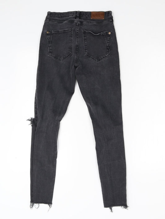 River Island Womens Black Denim Skinny Jeans Size 8 L26 in