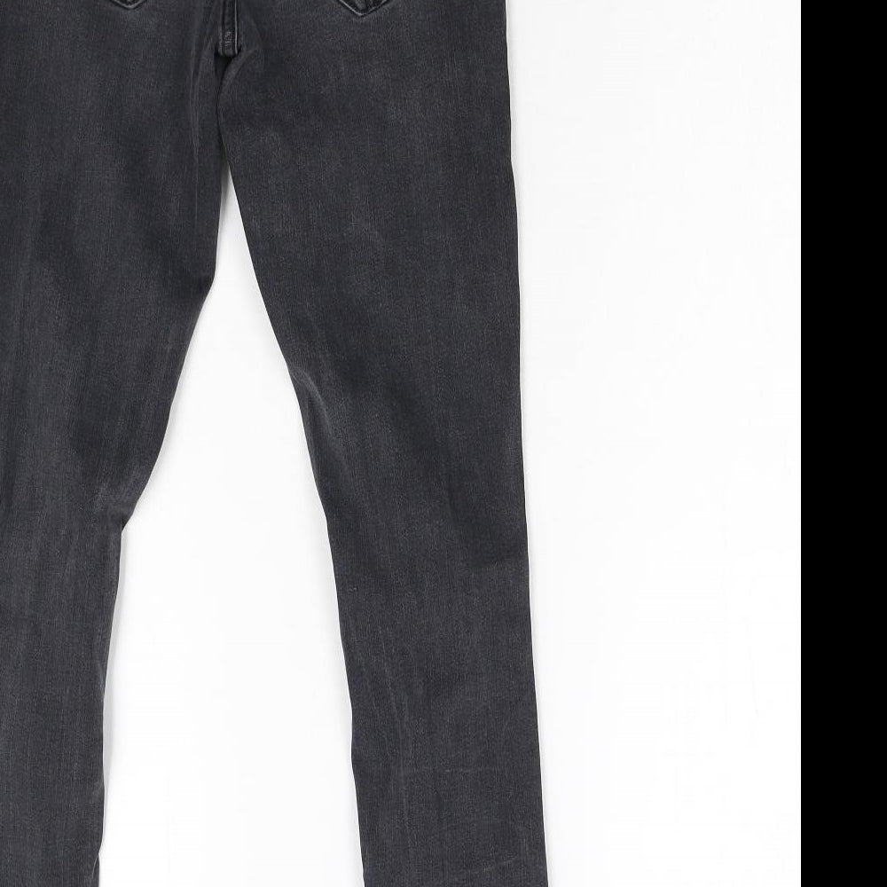 River Island Womens Black Denim Skinny Jeans Size 8 L26 in