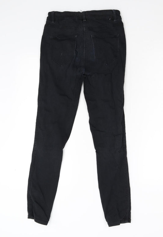 NEXT Womens Black Denim Skinny Jeans Size 10 L27 in