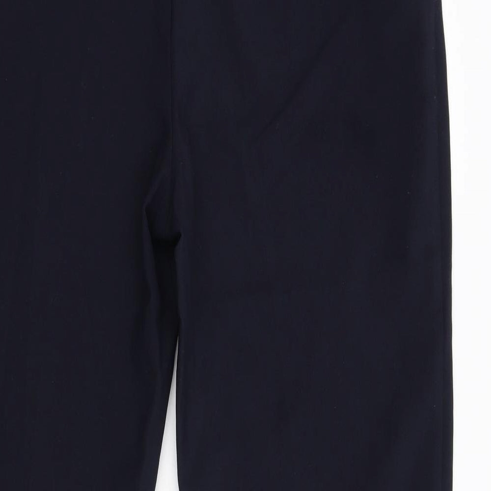 Evie Womens Blue Trousers Size 16 L31 in