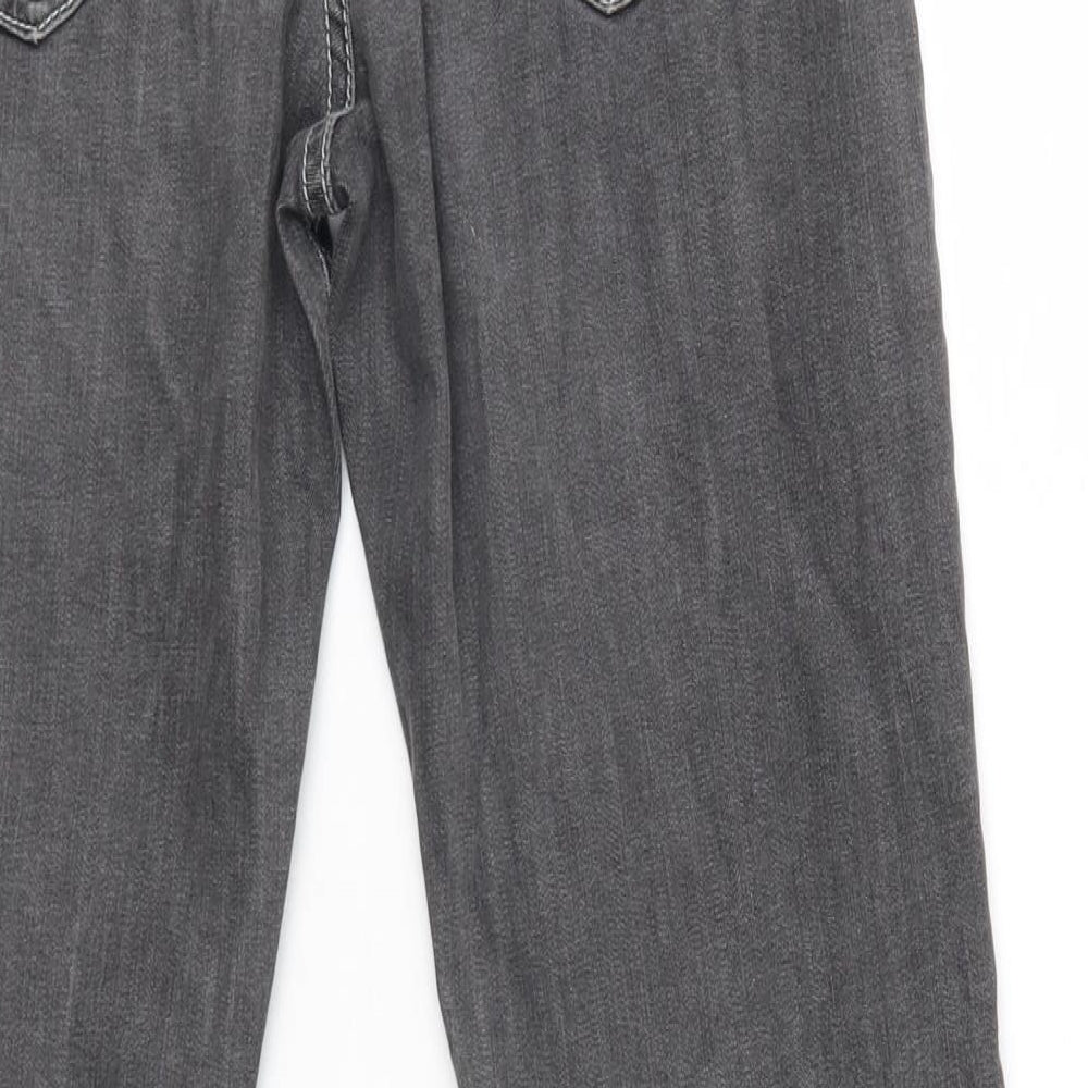 Lavinia Fontana Womens Black Straight Jeans Size 10 L30 in - Lavinia Fontana