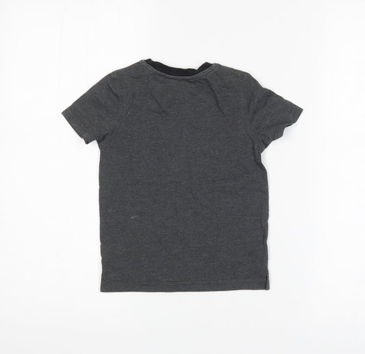 George Boys Grey Basic T-Shirt Size 3-4 Years - Cool Dude