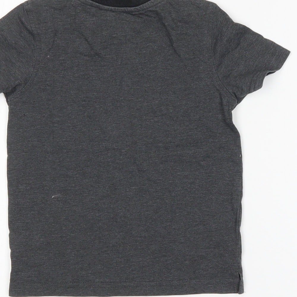 George Boys Grey Basic T-Shirt Size 3-4 Years - Cool Dude
