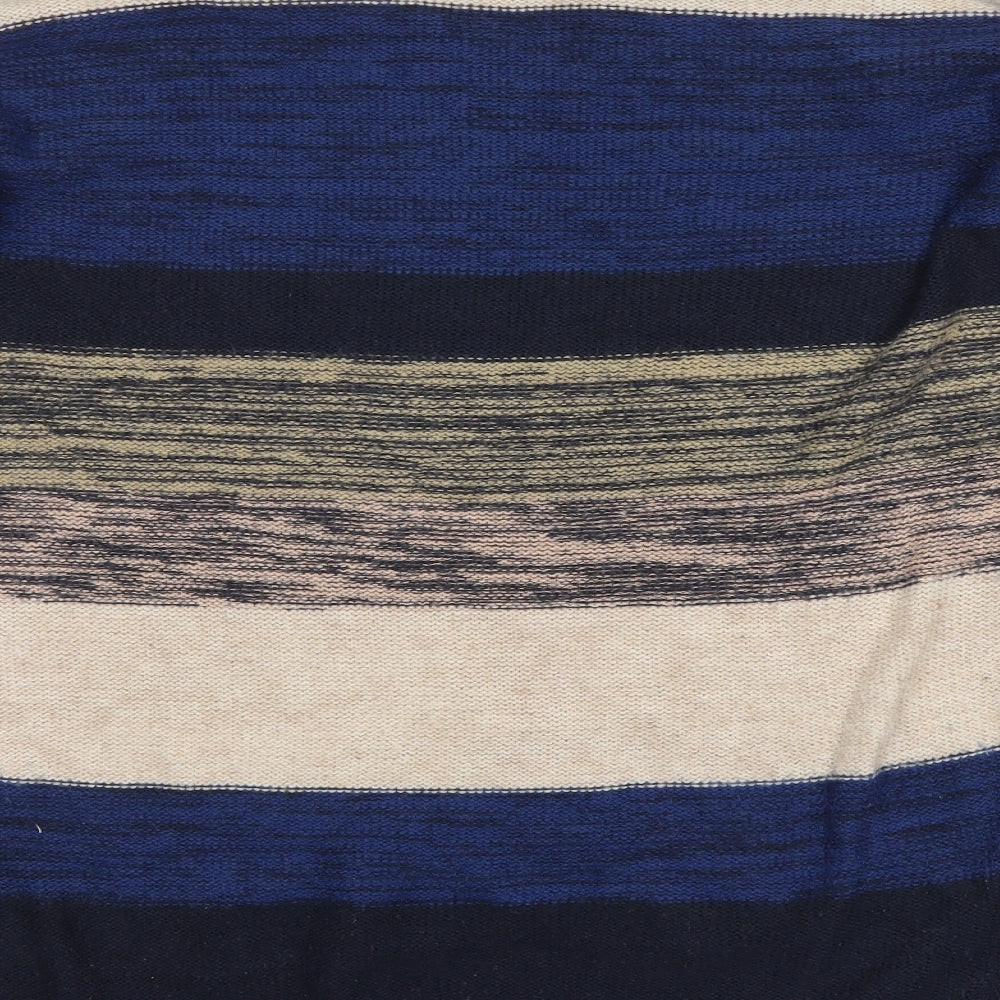 H&M Womens Multicoloured Striped Pullover Jumper Size XS