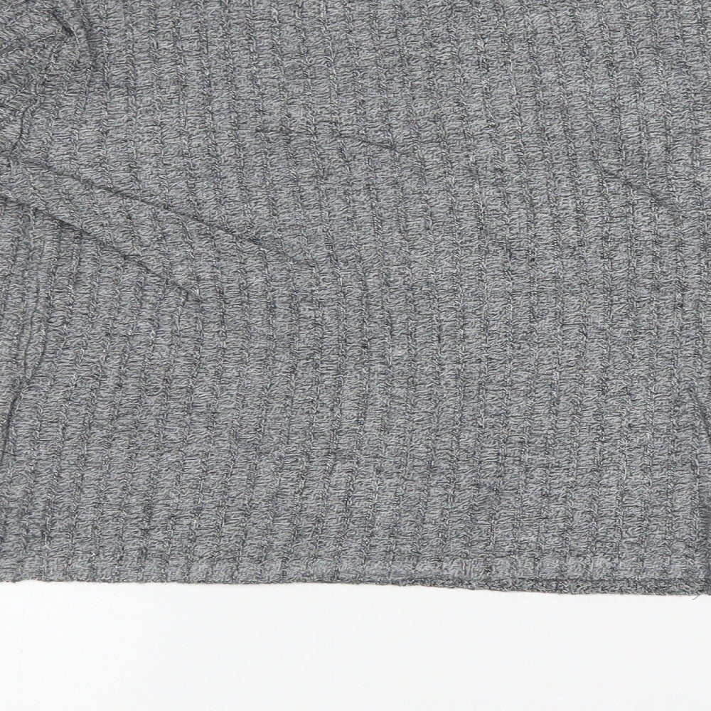 Redherring Womens Grey Striped Pullover Jumper Size 8
