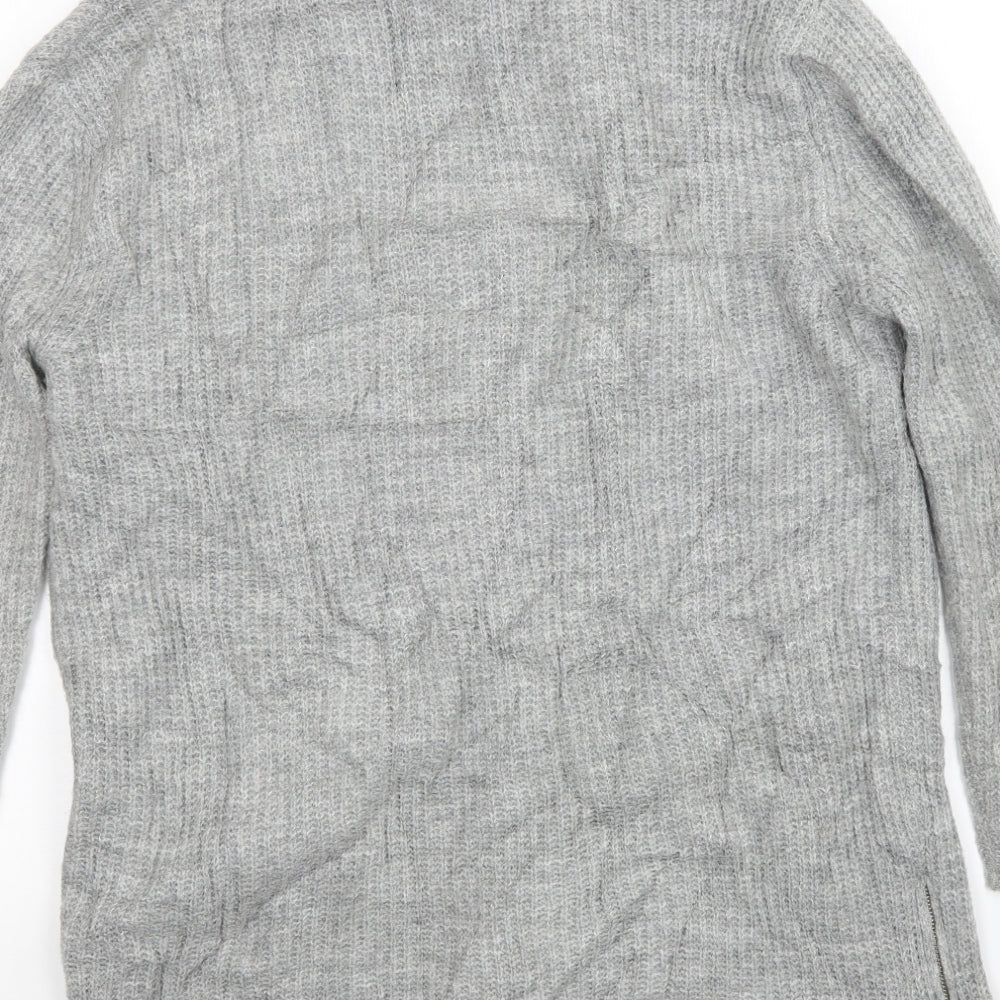 River Island Womens Grey Knit Cardigan Jumper Size S