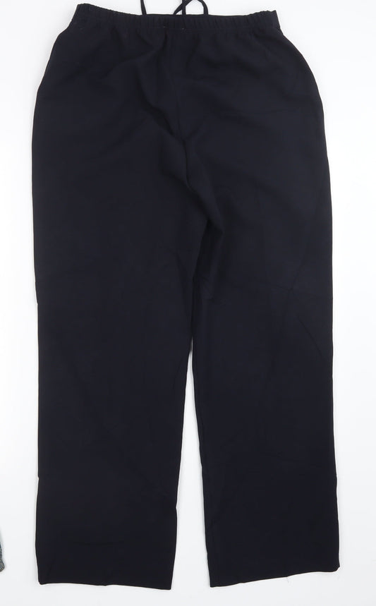 Essential Style Womens Blue Trousers Size 14 L29 in
