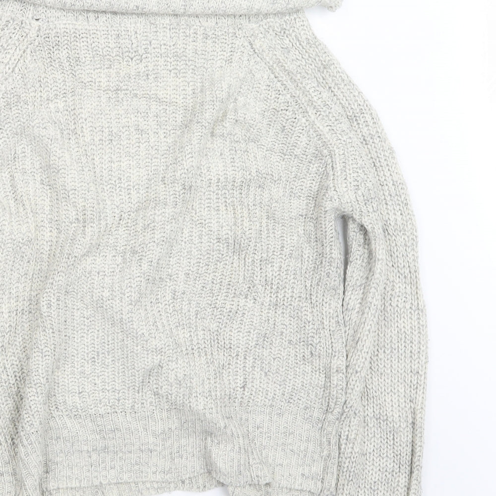 New Look Womens Beige Knit Pullover Jumper Size M