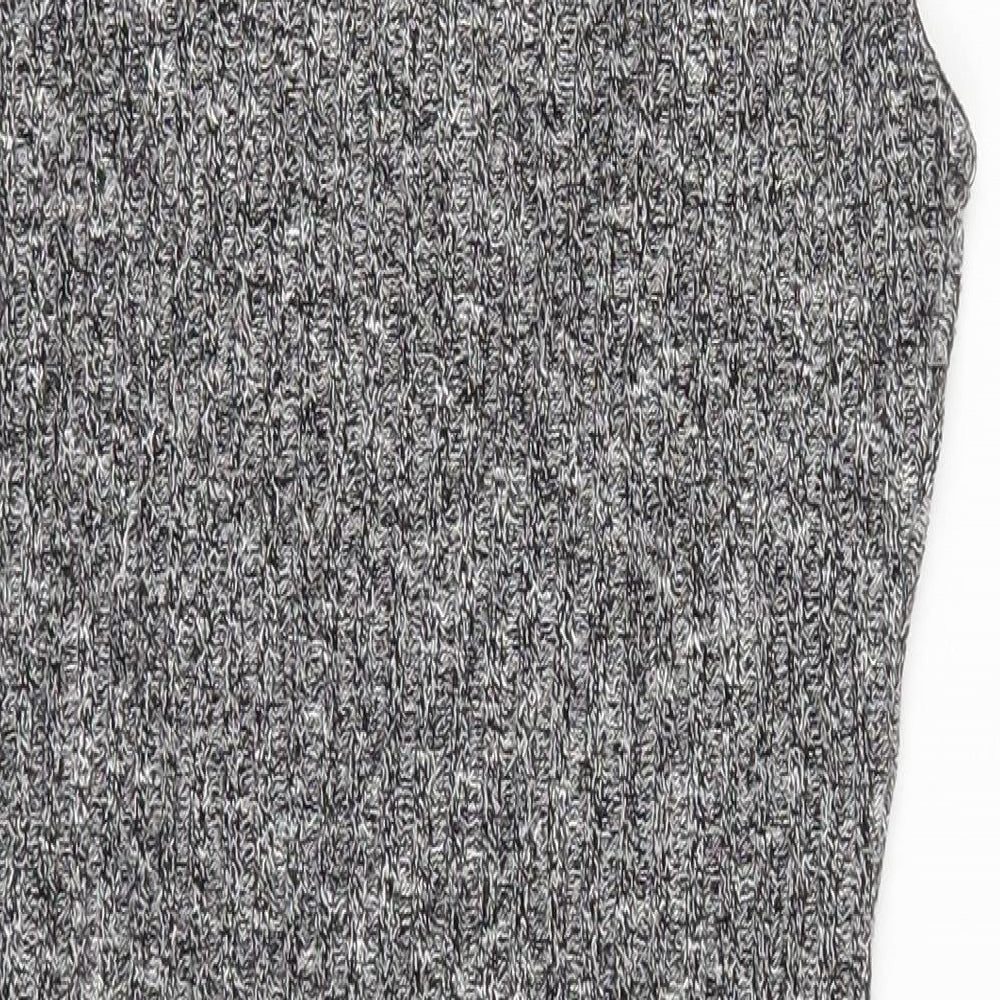 Apricot Womens Grey Vest Jumper Size S