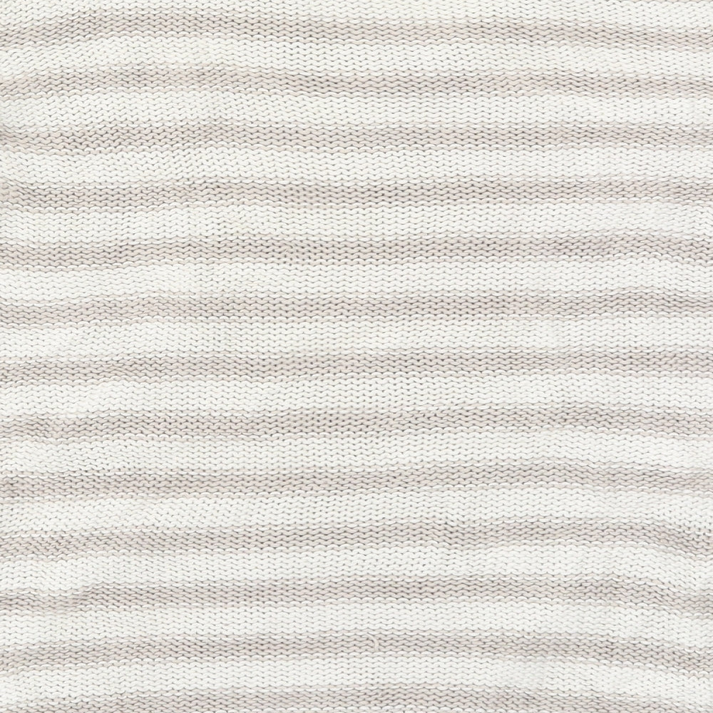 H&M Womens Beige Striped Knit Pullover Jumper Size M