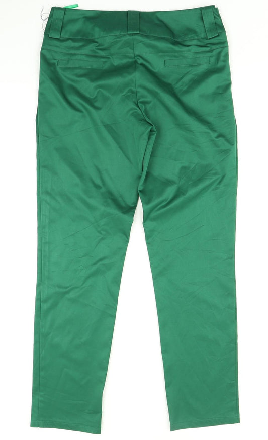 Miss Womens Green Dress Pants Trousers Size 30 in L28 in