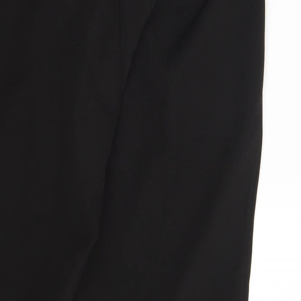 New Look Womens Black Chino Trousers Size 10 L25 in