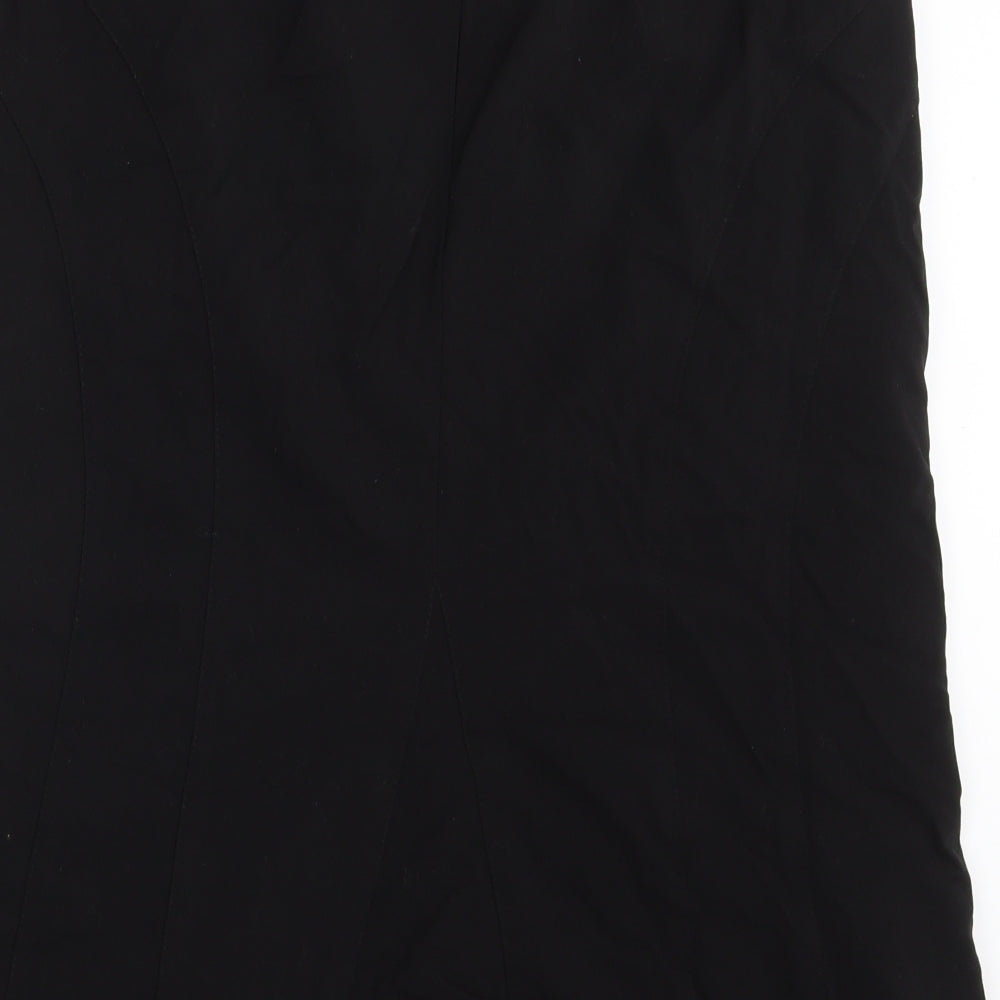 George Womens Black Straight & Pencil Skirt Size 14