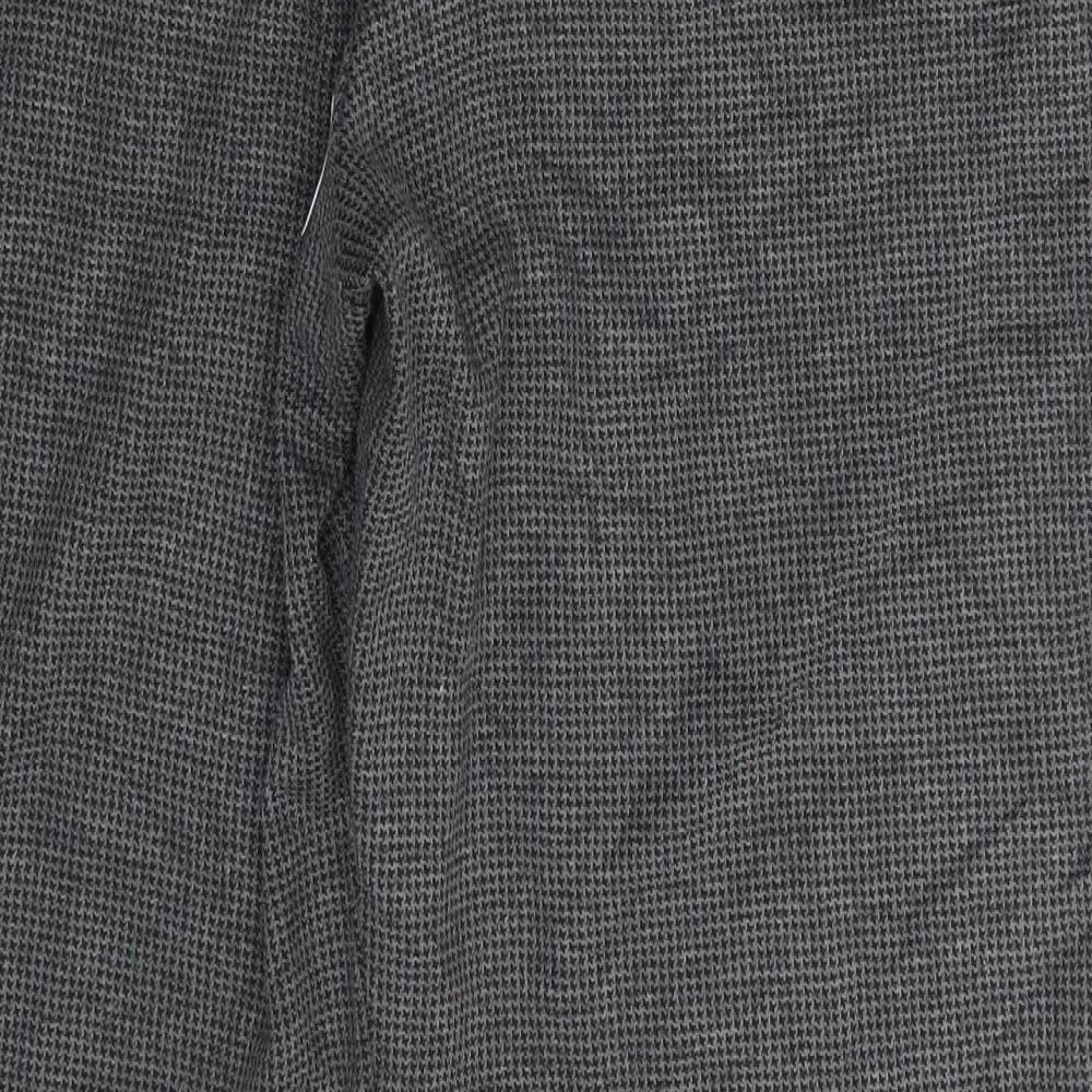 M&S Womens Grey Dress Pants Trousers Size 16 L27 in