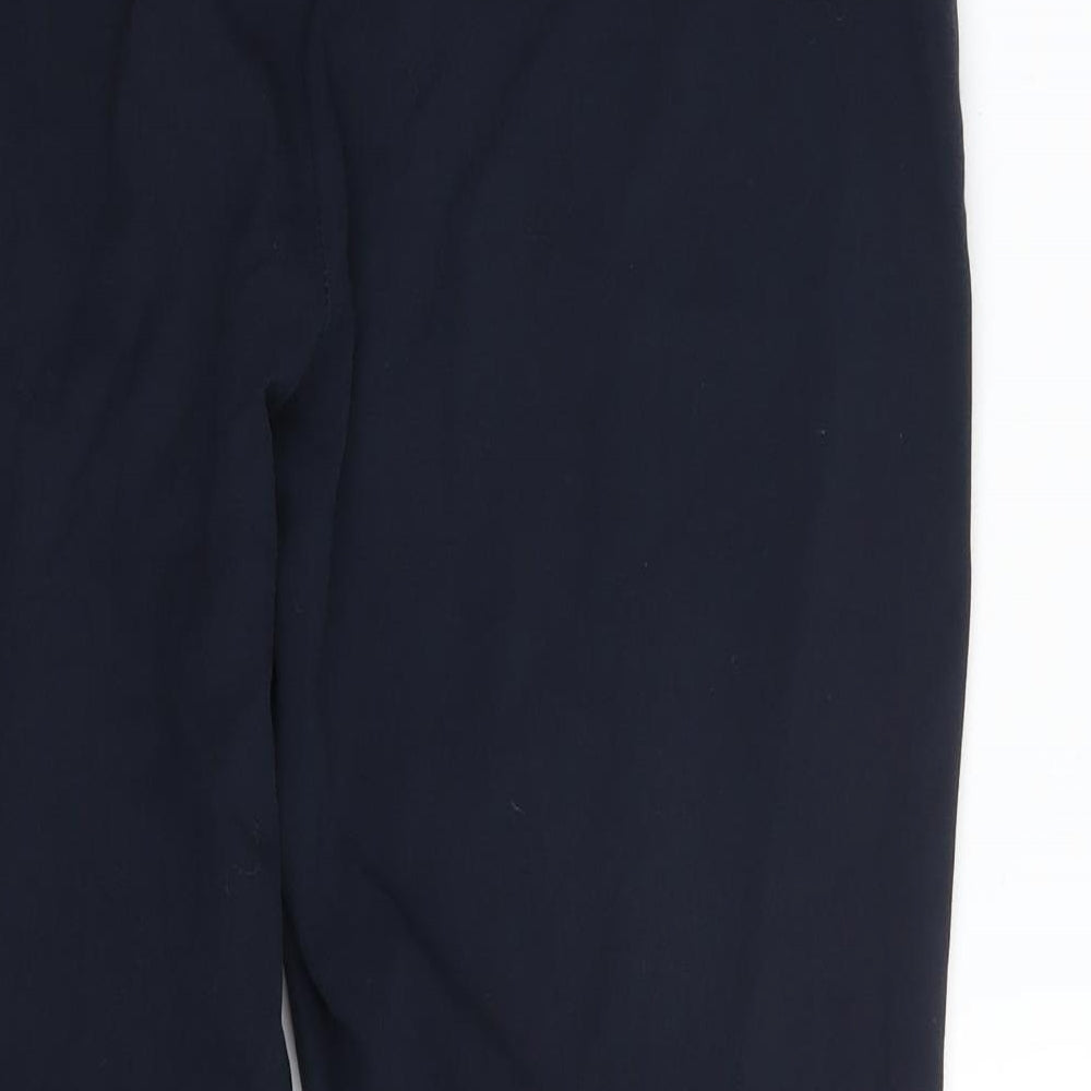 M&Co Womens Blue Dress Pants Trousers Size 14 L28 in