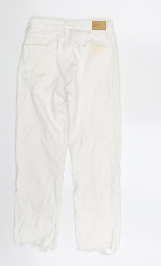 Ese O Ese Womens White Denim Straight Jeans Size 8 L24 in