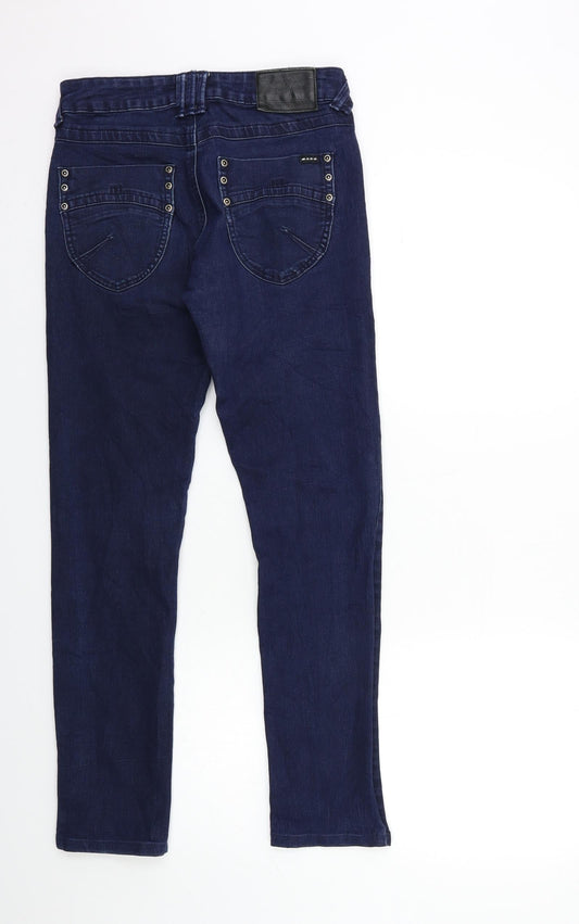 MAPF Womens Blue Denim Skinny Jeans Size 26 in L29 in