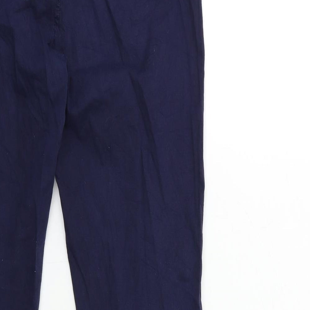 Preworn Womens Blue Trousers Size 30 in L28 in