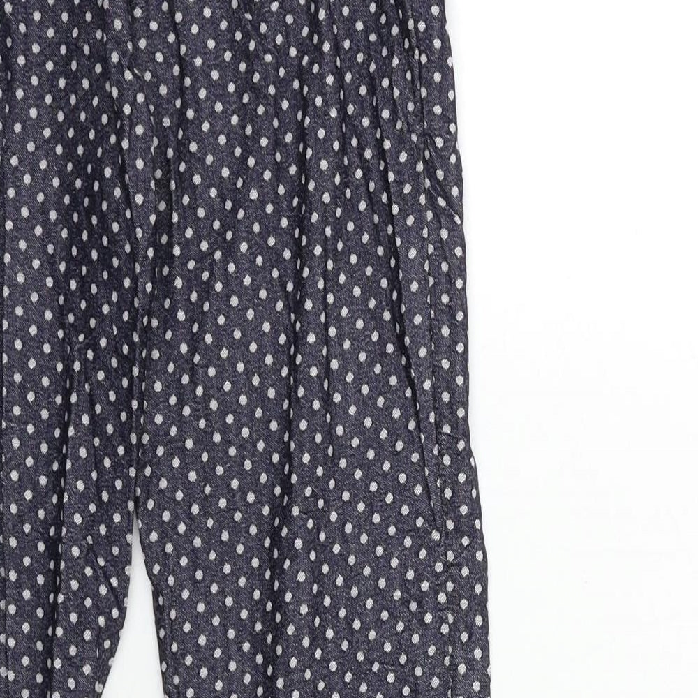 Preworn Womens Black Polka Dot Jegging Trousers Size 26 in L27 in