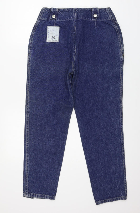 Clark Womens Blue Denim Tapered Jeans Size 28 in L27 in