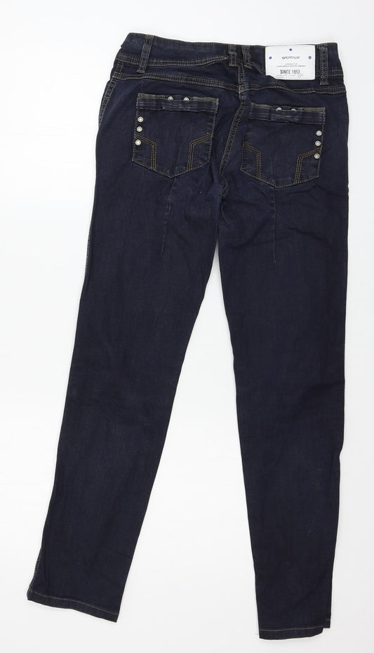 Sportalm Womens Blue Denim Skinny Jeans Size 6 L28 in