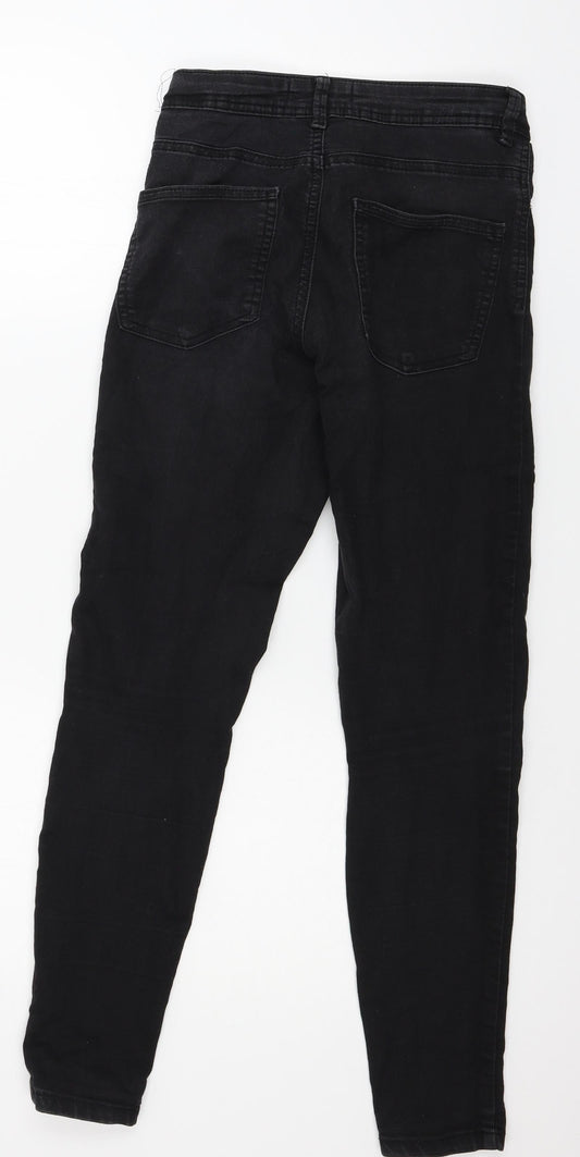 Denim & Co. Womens Black Denim Skinny Jeans Size 8 L27 in