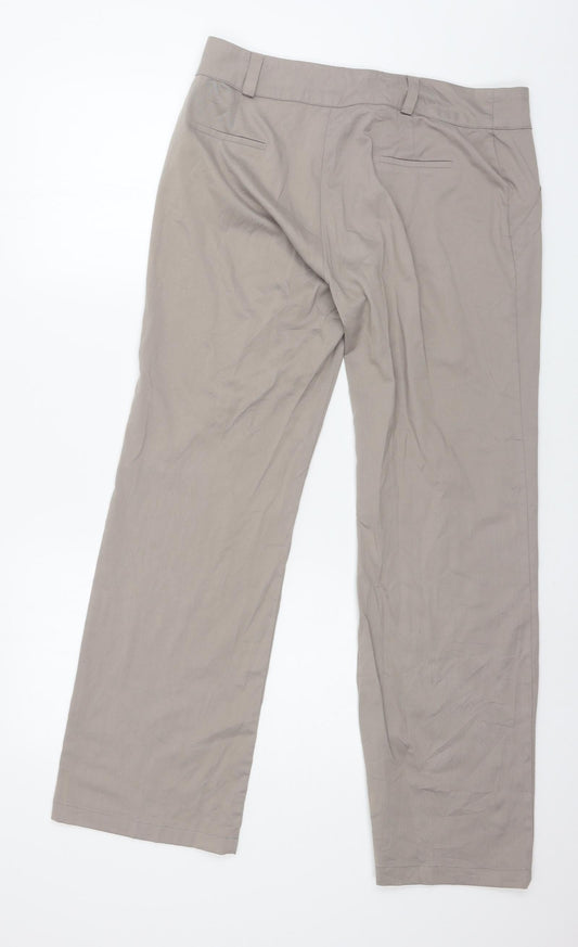 Formul Womens Grey Trousers Size 12 L29 in