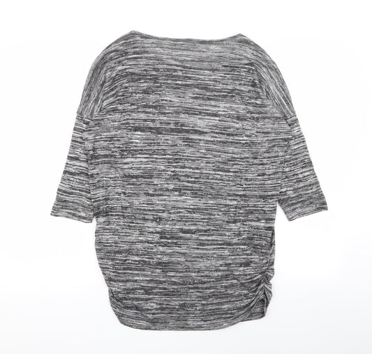 items Womens Grey Basic T-Shirt Size M
