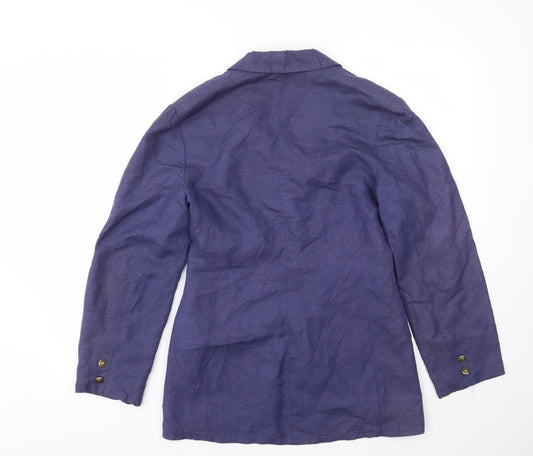 JELLY Womens Blue Jacket Blazer Size 10