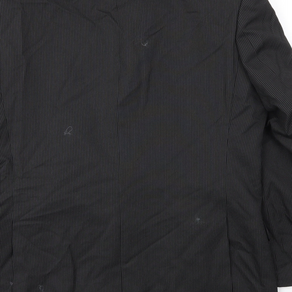 Preworn Mens Black Jacket Blazer Size 40
