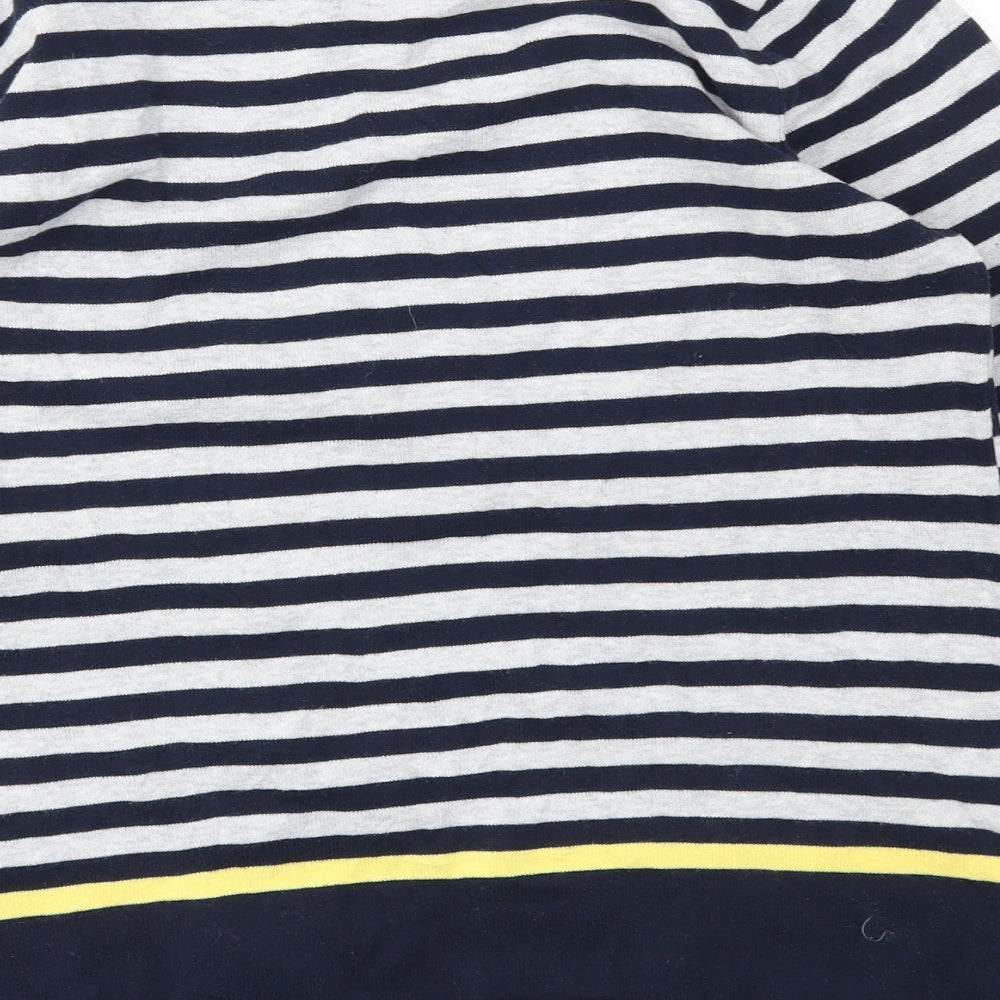Kenar Womens Blue Polka Dot Pullover Jumper Size L