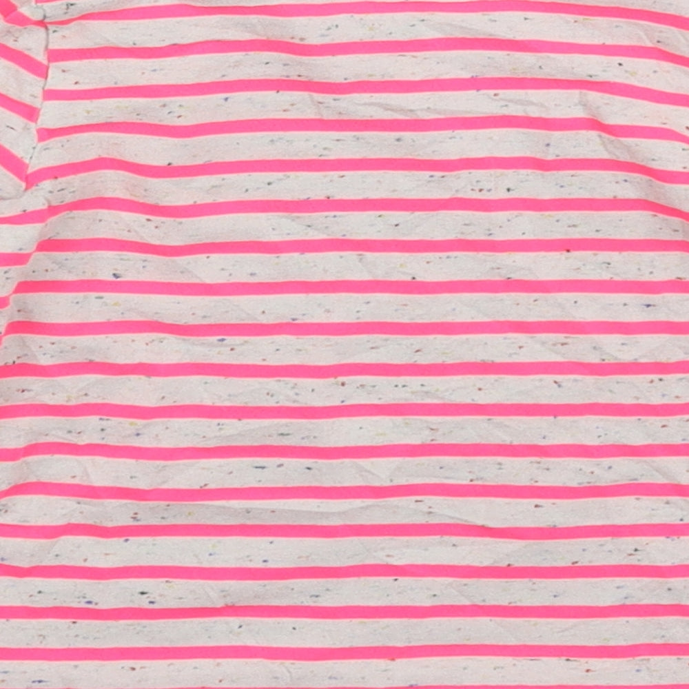 George Girls Multicoloured Striped Basic T-Shirt Size 3-4 Years
