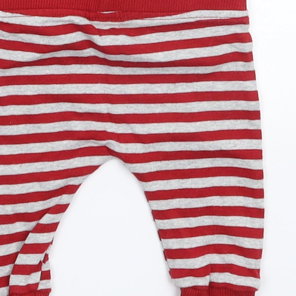 George Baby Multicoloured Striped Sweatpants Trousers Size 0-3 Months
