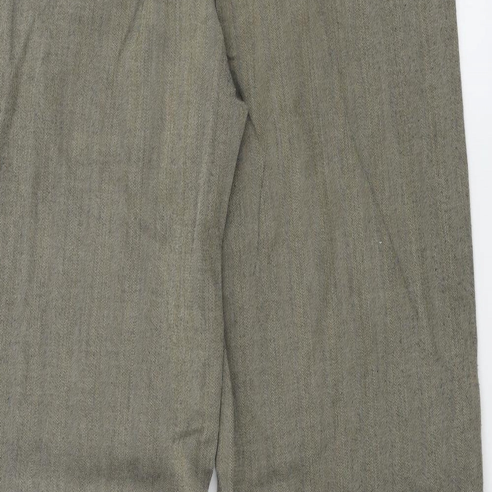F&F Womens Beige Trousers Size 8 L26 in
