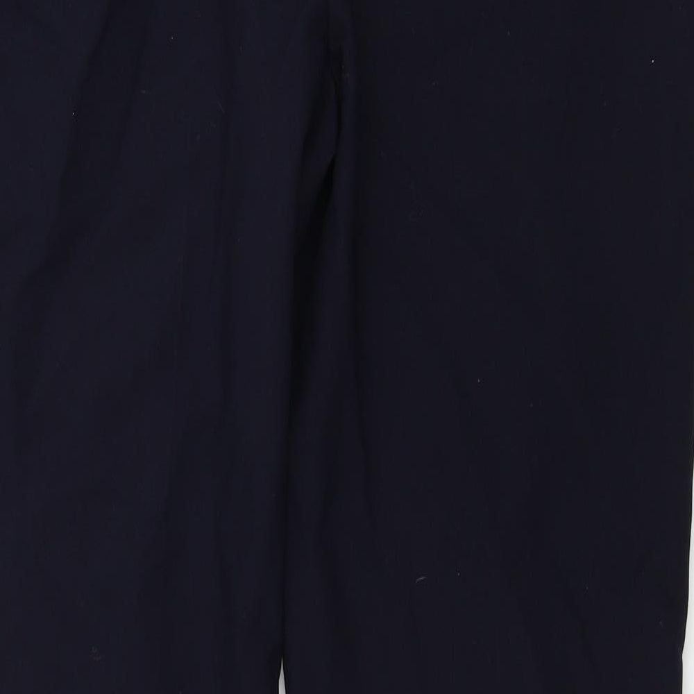 BHS Womens Blue Trousers Size 14 L26 in