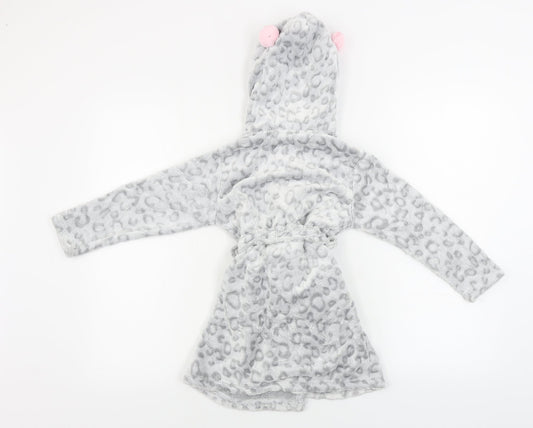 lifes a dream Girls Grey Gown Size 3-4 Years