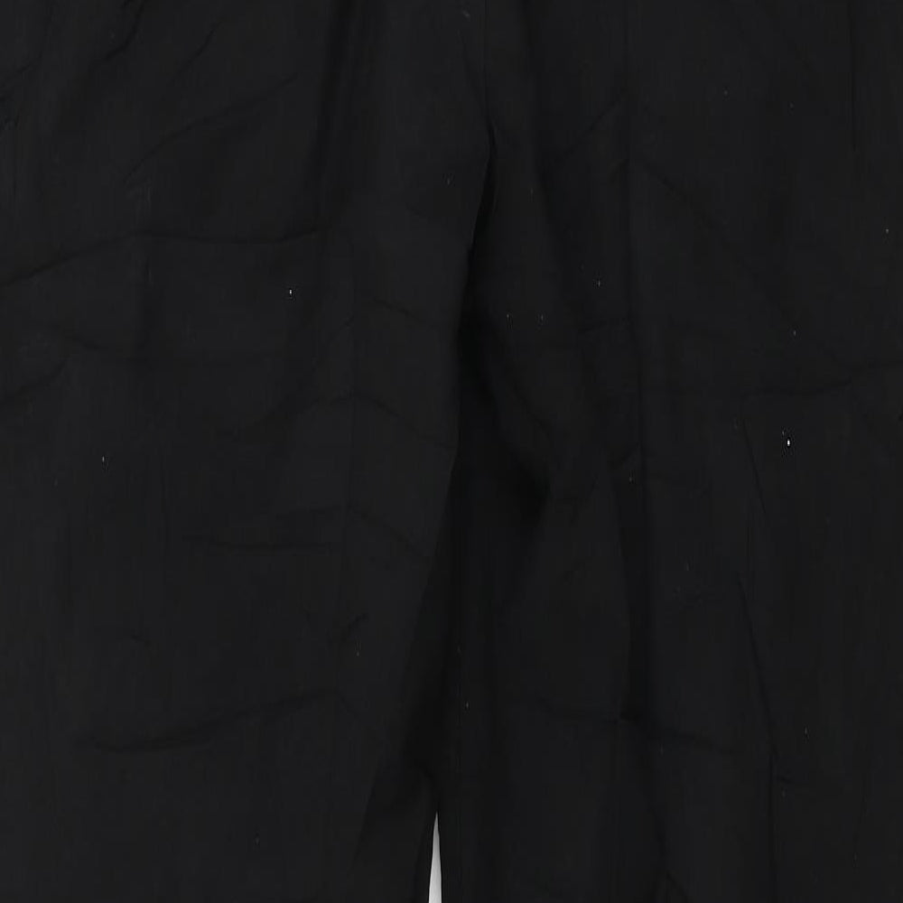 Marks and Spencer Womens Black Trousers Size 10 L29 in
