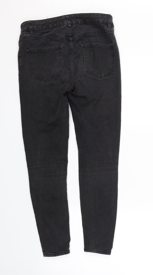 New Look Womens Black Denim Skinny Jeans Size 10 L24 in