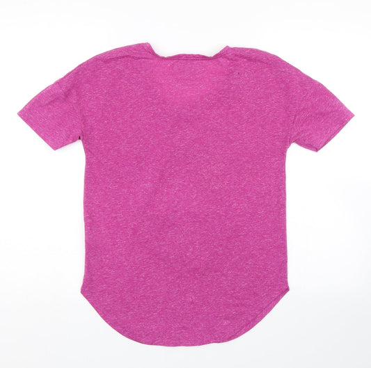 Matalan Womens Purple Top Pyjama Top Size XS - Penguin