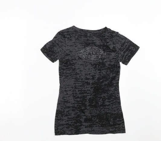 Next Level Womens Black Basic T-Shirt Size M