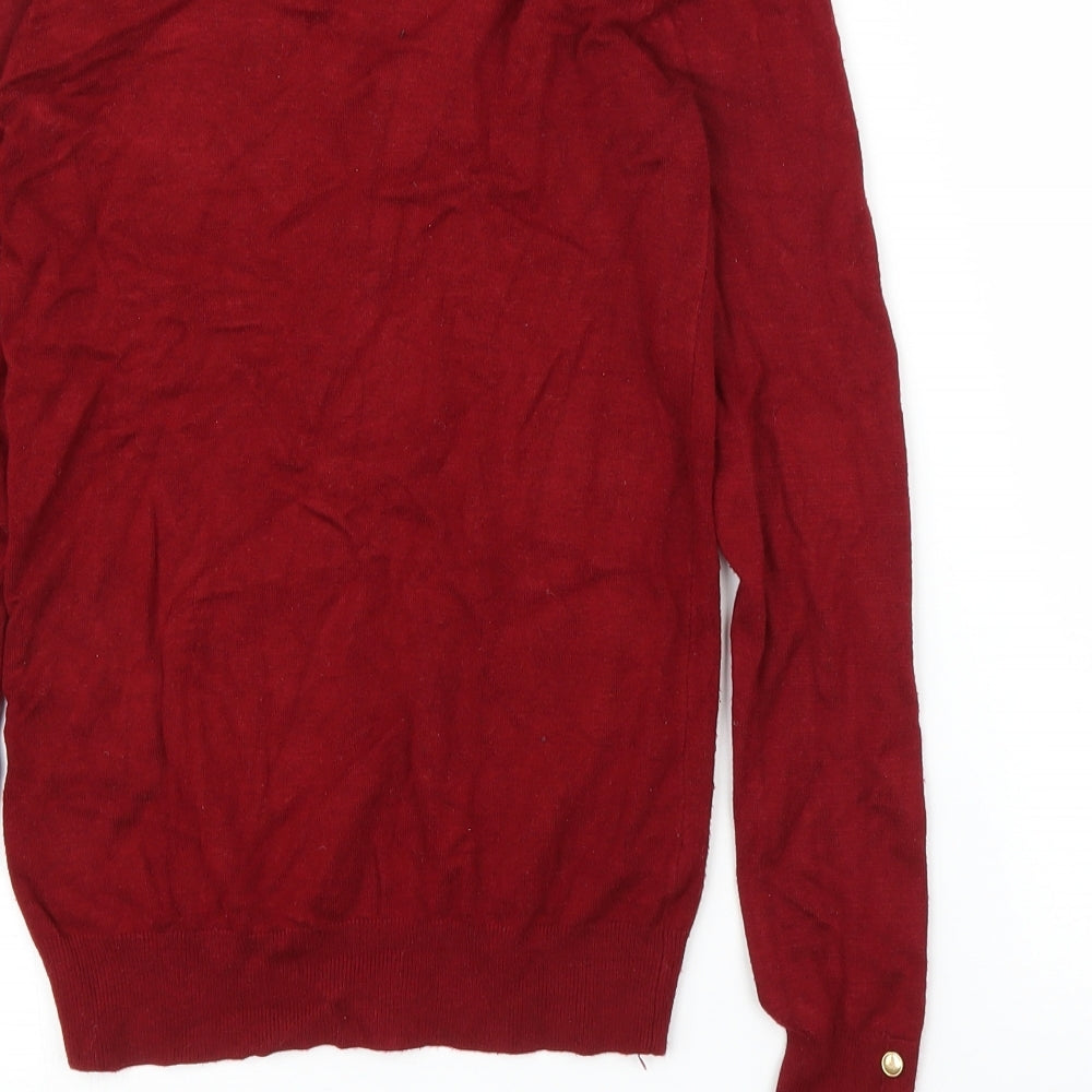 Zara Womens Purple Pullover Jumper Size S