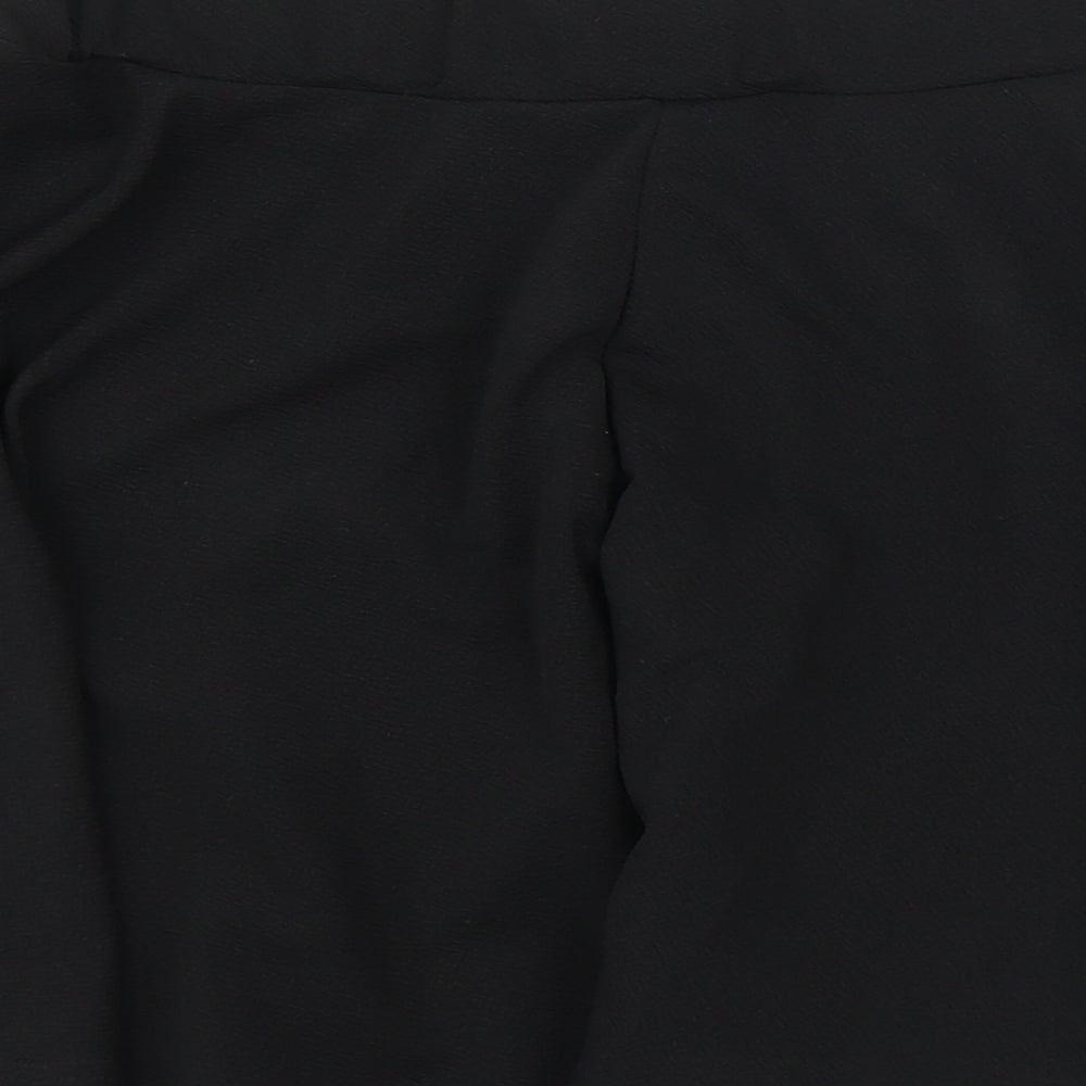 Preworn Womens Black A-Line Skirt Size L