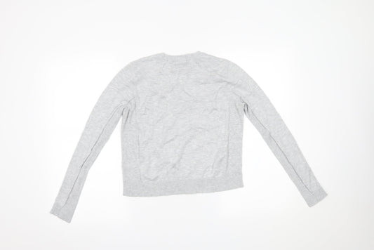 Topshop Womens Grey Basic Blouse Size 8