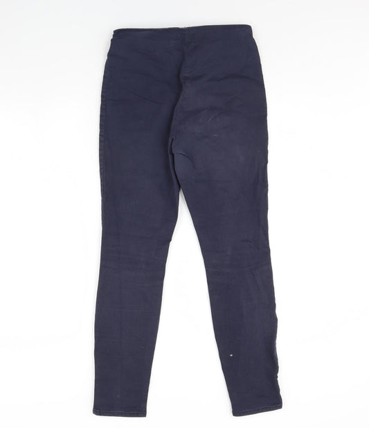H&M Womens Blue Denim Skinny Jeans Size 12 L30 in