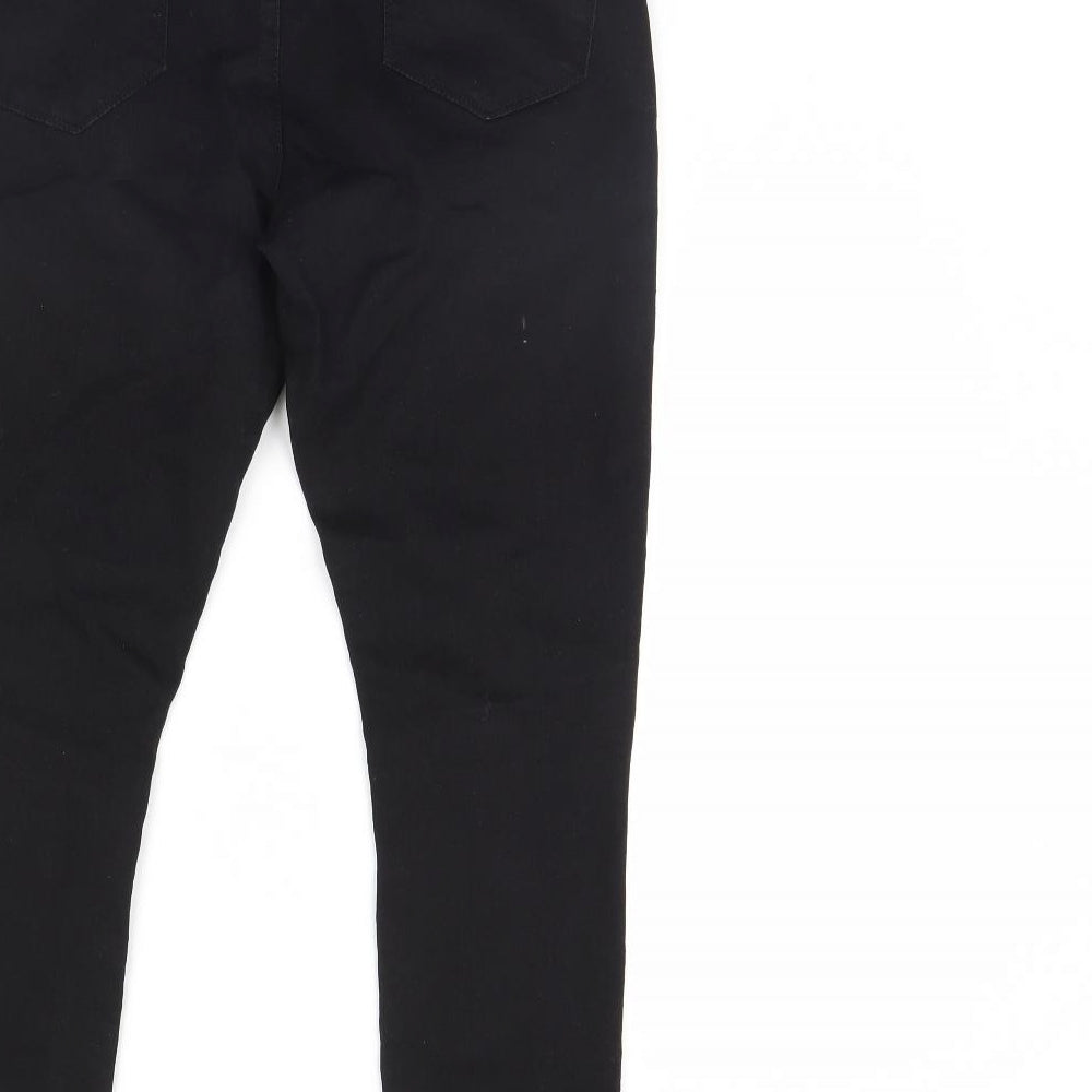 TRU Womens Black Denim Skinny Jeans Size 10 L29 in