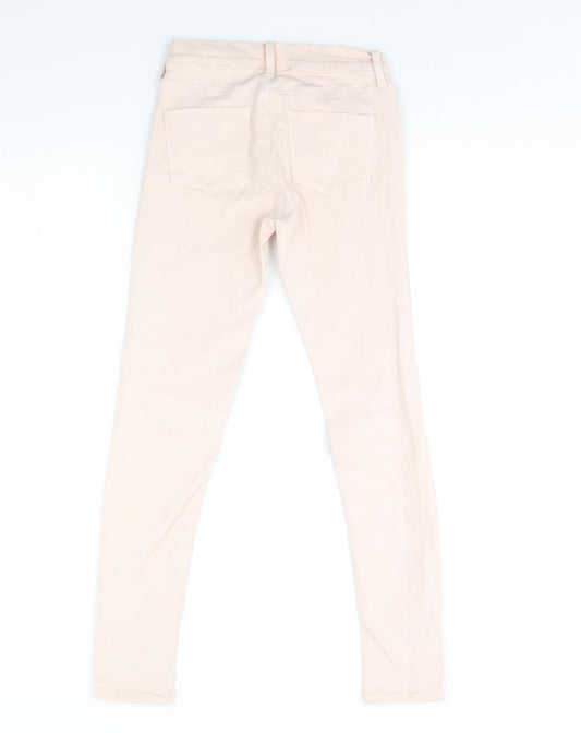 FC Jeans Womens Pink Denim Skinny Jeans Size 6 L28 in