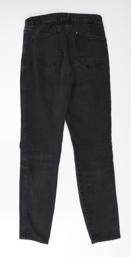 H&M Womens Black Denim Skinny Jeans Size 27 in L27.5 in