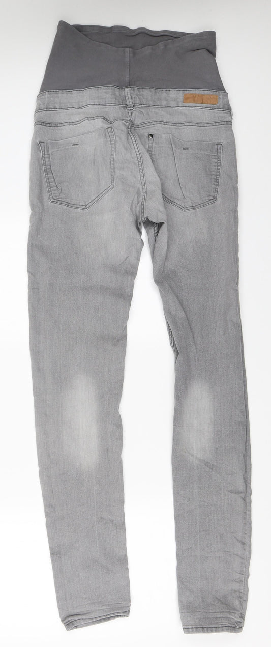 H&M Womens Grey Skinny Jeans Size 38 L31.5 in