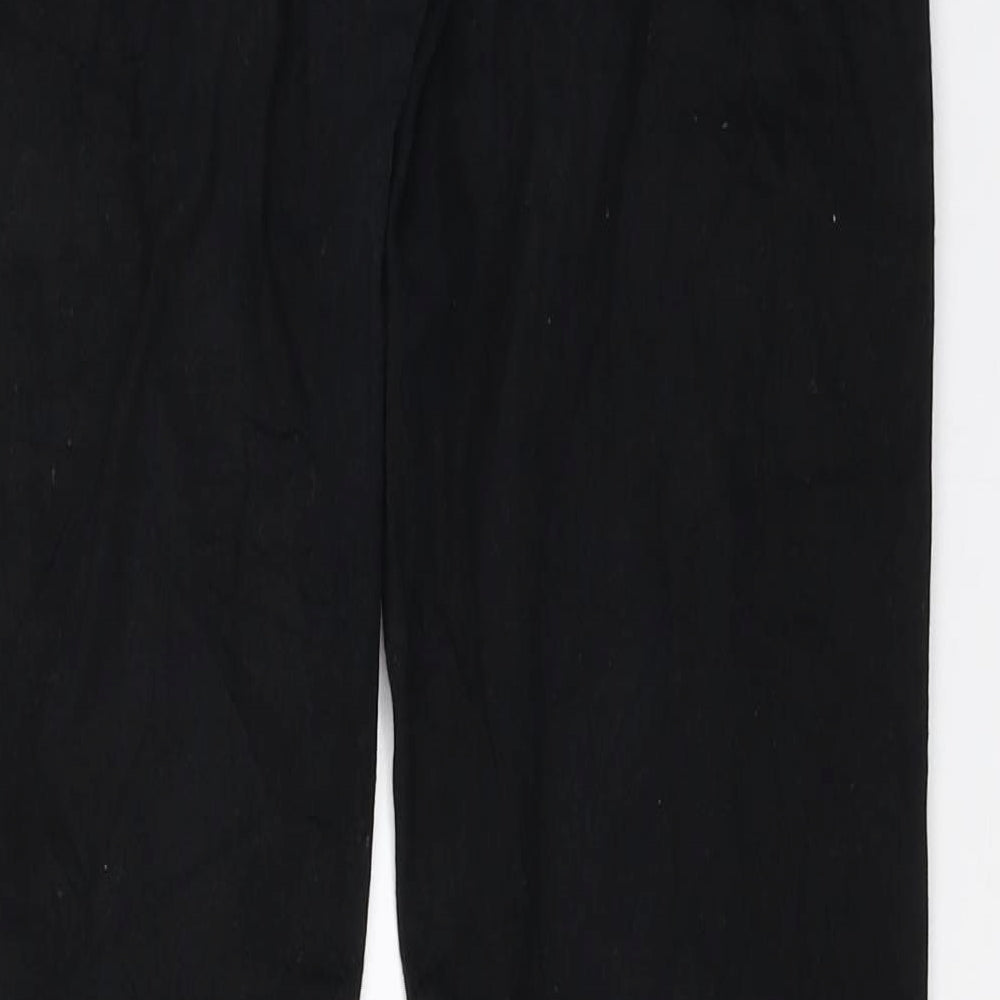 H&M Womens Black Trousers Size 38 L31 in