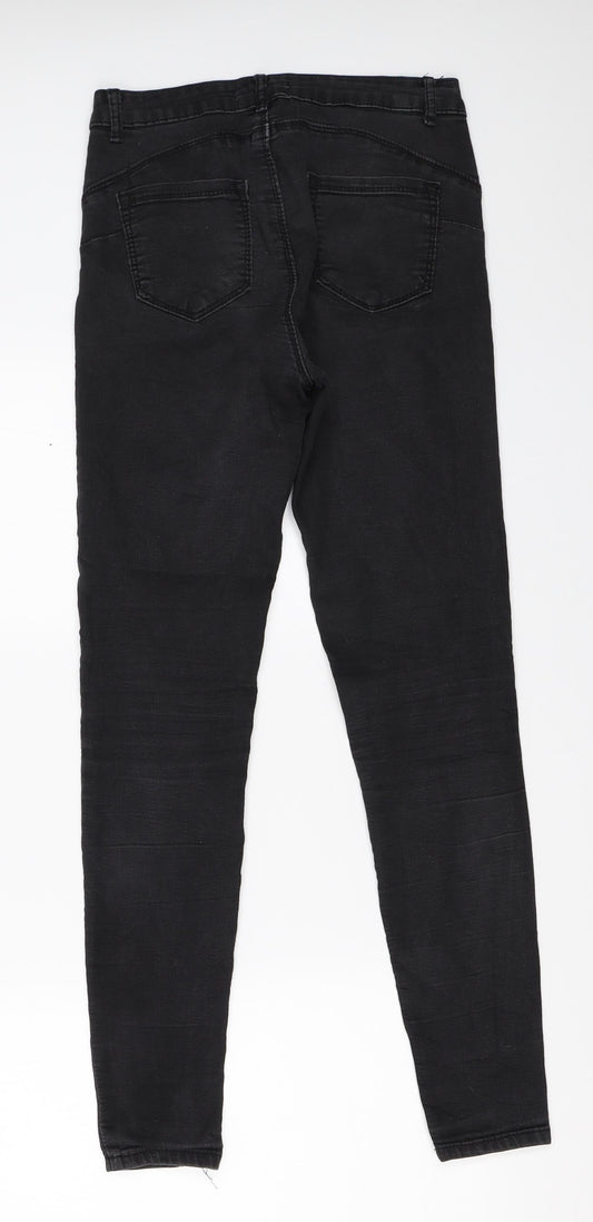 Goodies Womens Black Skinny Jeans Size 38 L27.5 in